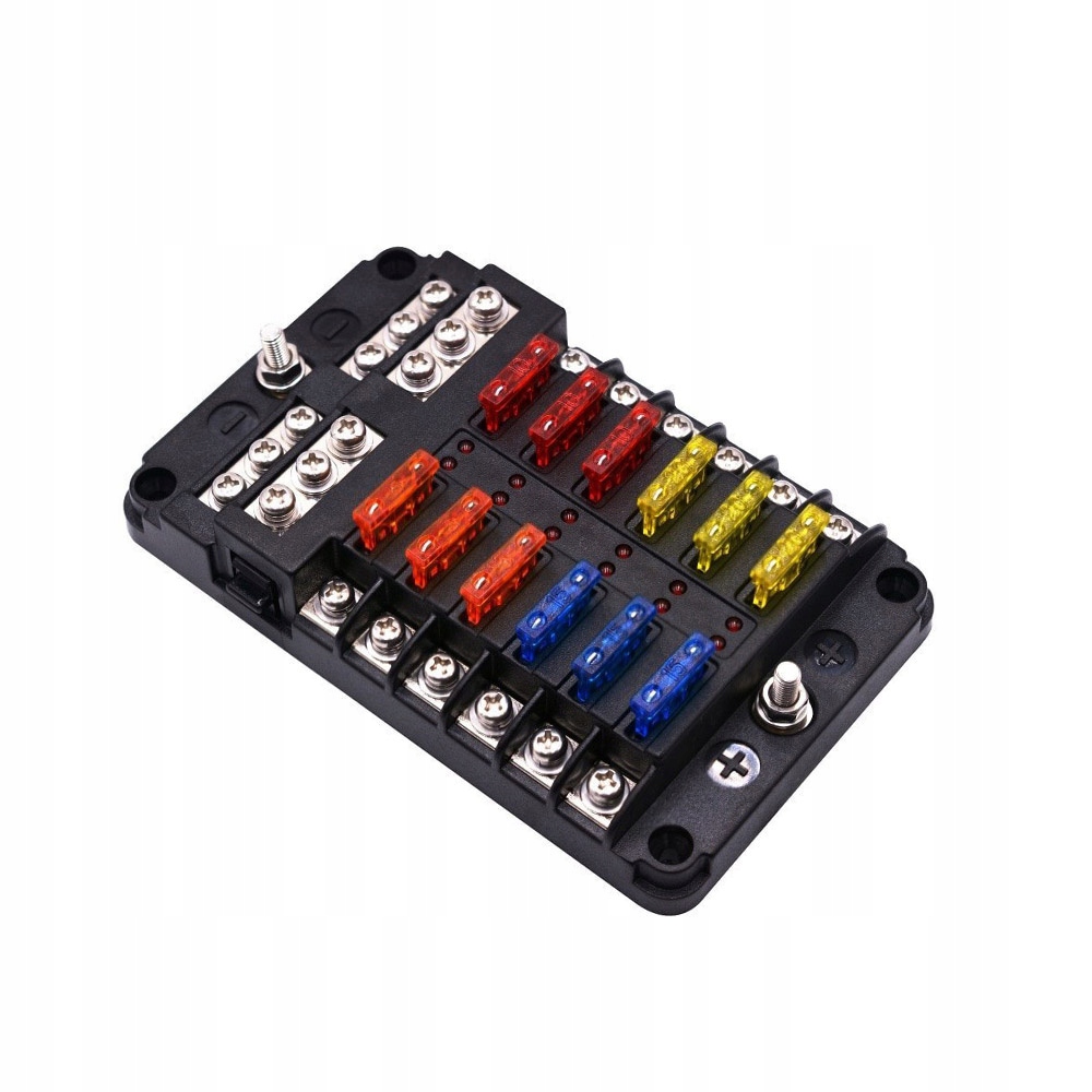 фото №9, Коробка разъём корпус предохранителей fb-12 с led