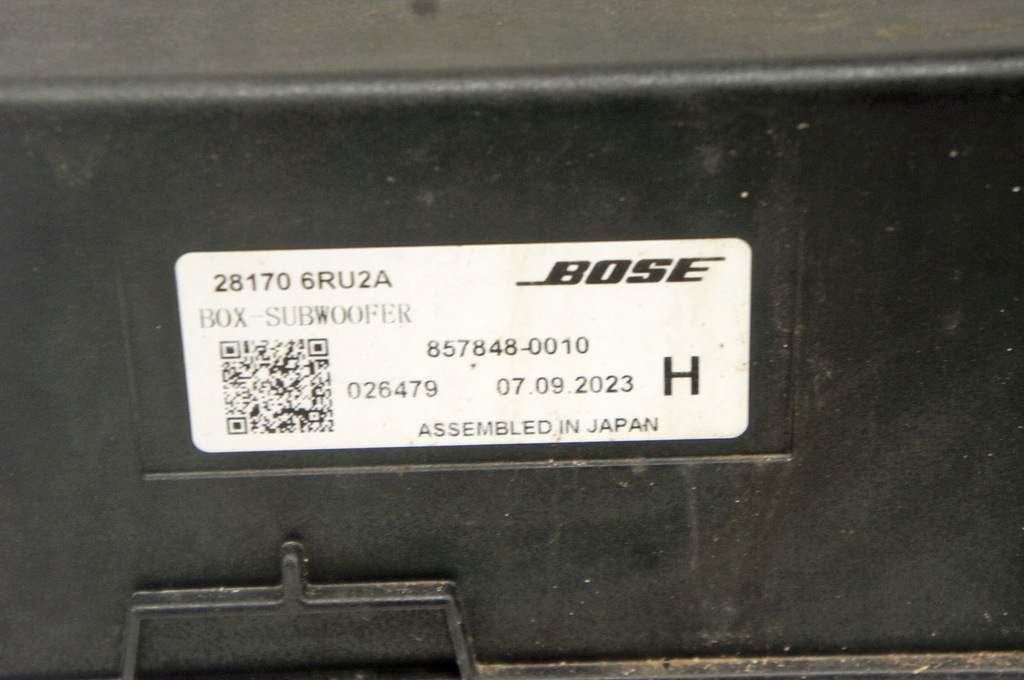 фото №8, Ts061 nissan x-trail t33 динамик сабвуфер 28170-6ru2a 857848-0010