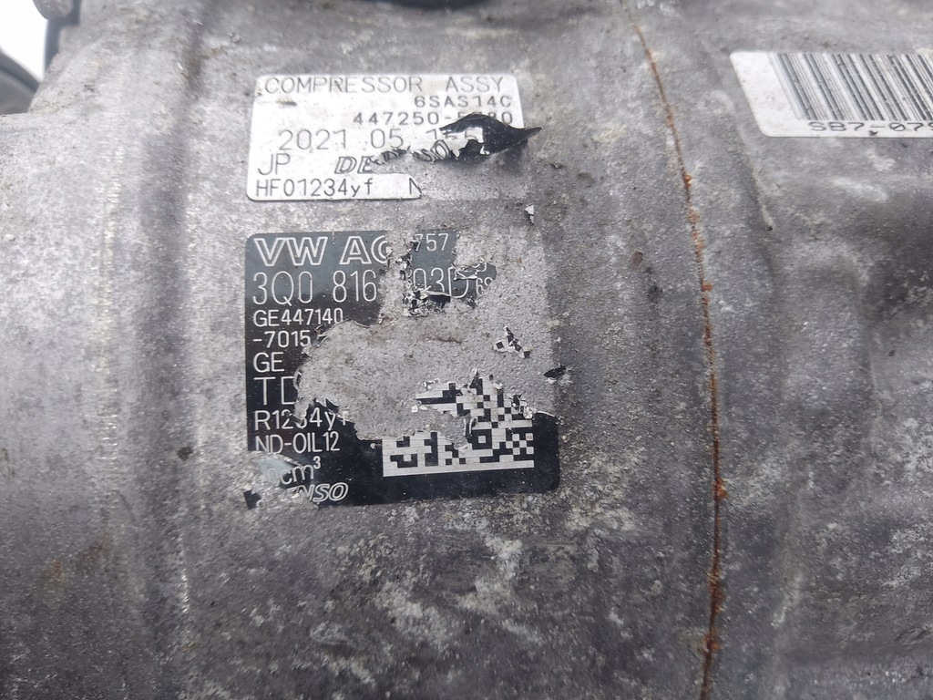 фото №4, Компресор кондиціонера vw 3q0816803d