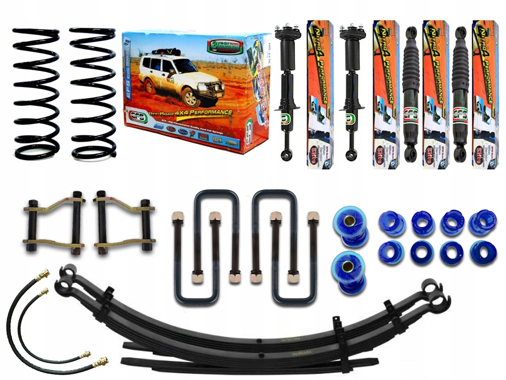 фото №1, Амортизатори пружини ресори +2'' navara d40 efs