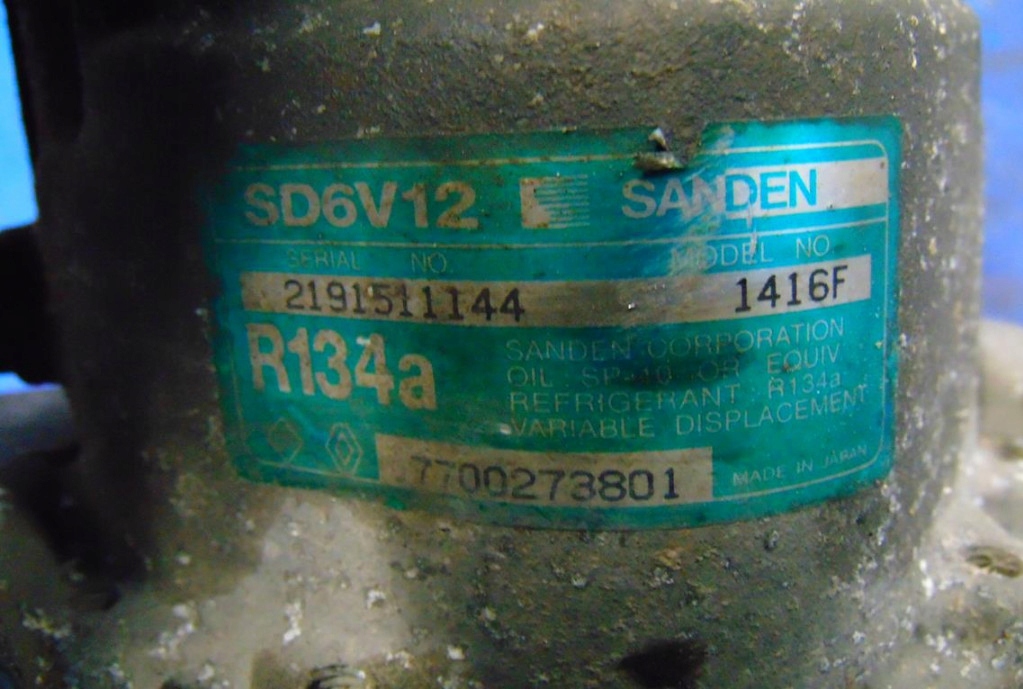 фото №5, Renault kangoo i 1.5dci компресор кондиціонера 7700273801