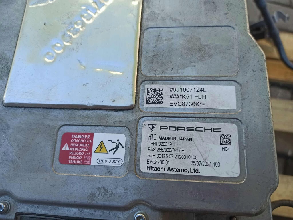 фото №8, Porsche taycan привід перед двигун ideał 25.000km 2023r 9j1907124l