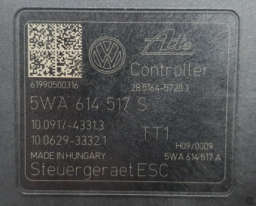 фото №9, Насос abs audi vw skoda 5wa614517s