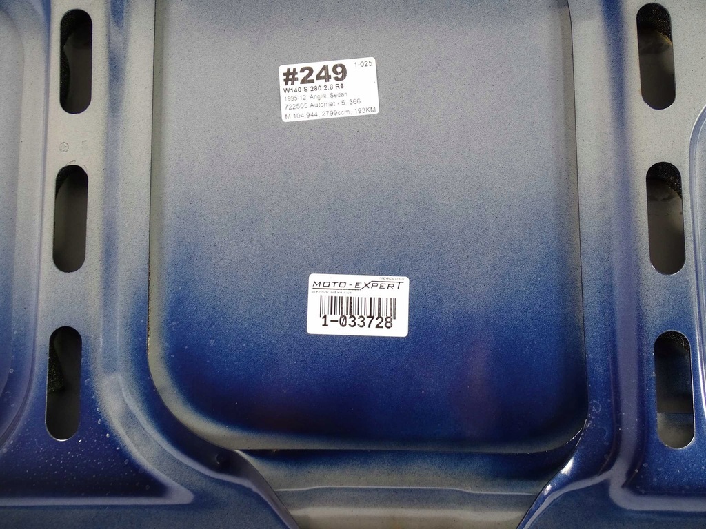 фото №8, Mercedes s klasa w140 lift кришка багажника багажника 366