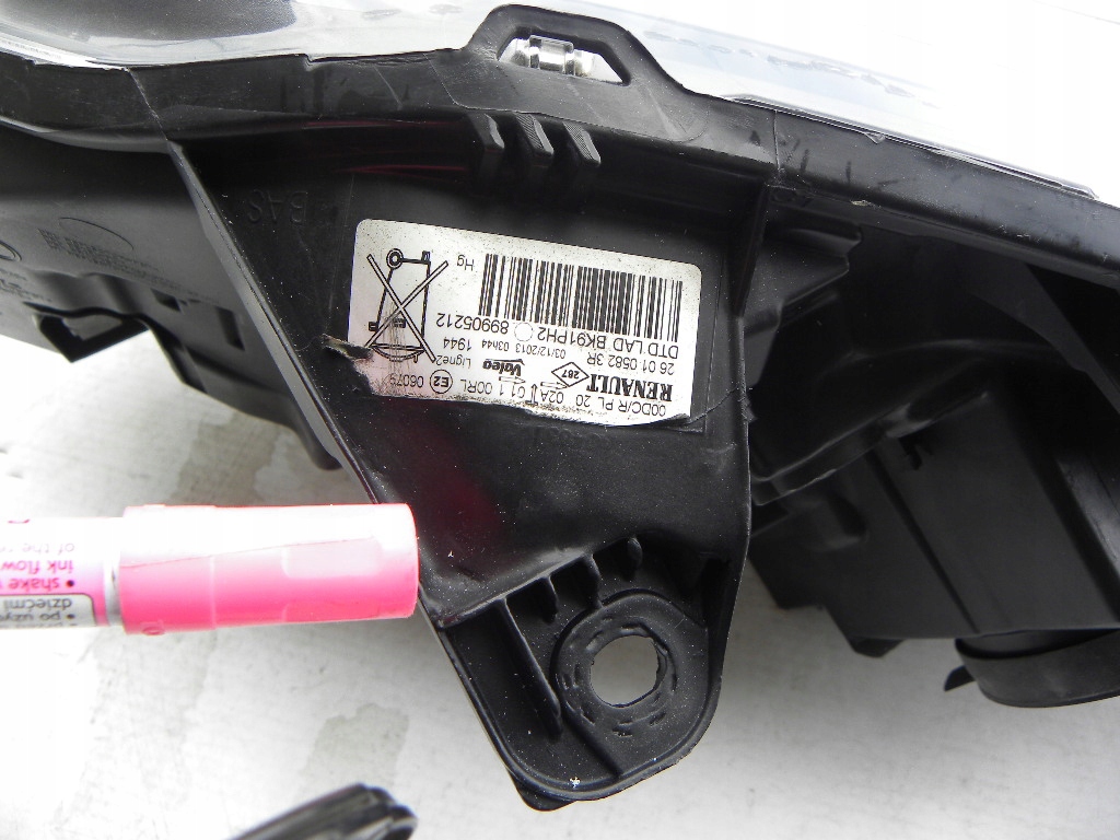 фото №13, Renault laguna iii lift капот лампа правая xsenon 2013 rok