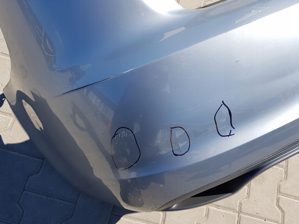 фото №5, Audi a3 8p lift s-line бампер задняя 5d sportback