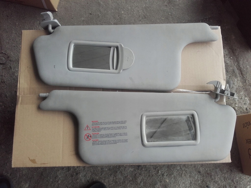 фото №1, Scenic 2 ii защита солнцезащитная правая левая