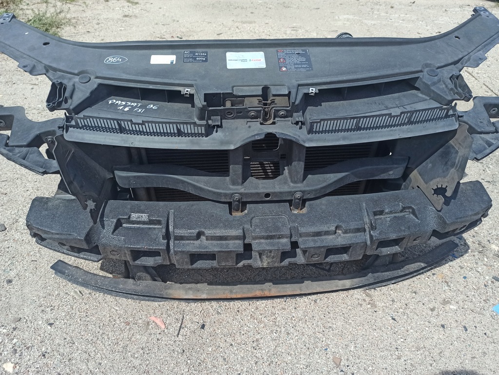 фото №4, Pas передний усилитель радиатор вентилятор vw passat b6 1.6fsi