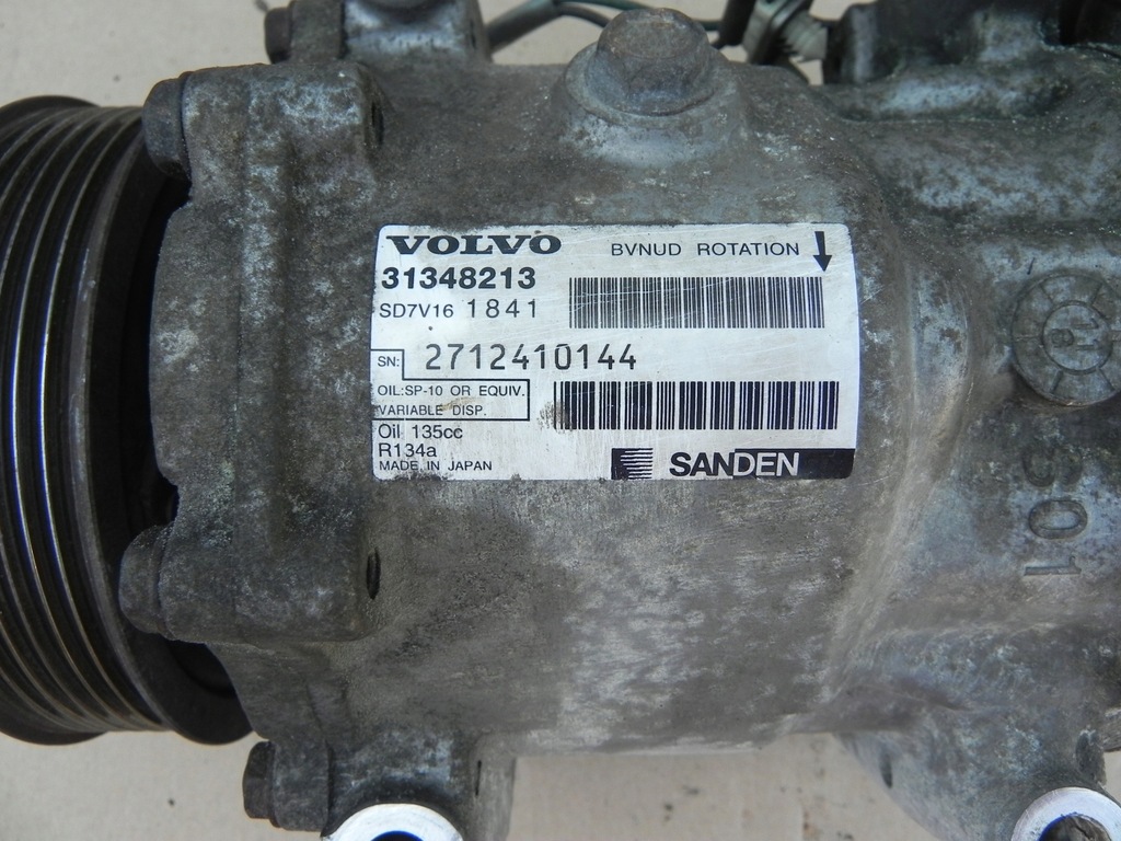 фото №5, Volvo v40 ii s40 1.6d компрессор кондиционера