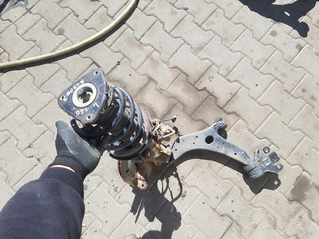 фото №3, Mazda 3 ii bl 1.6 d амортизатор поворотный кулак левая