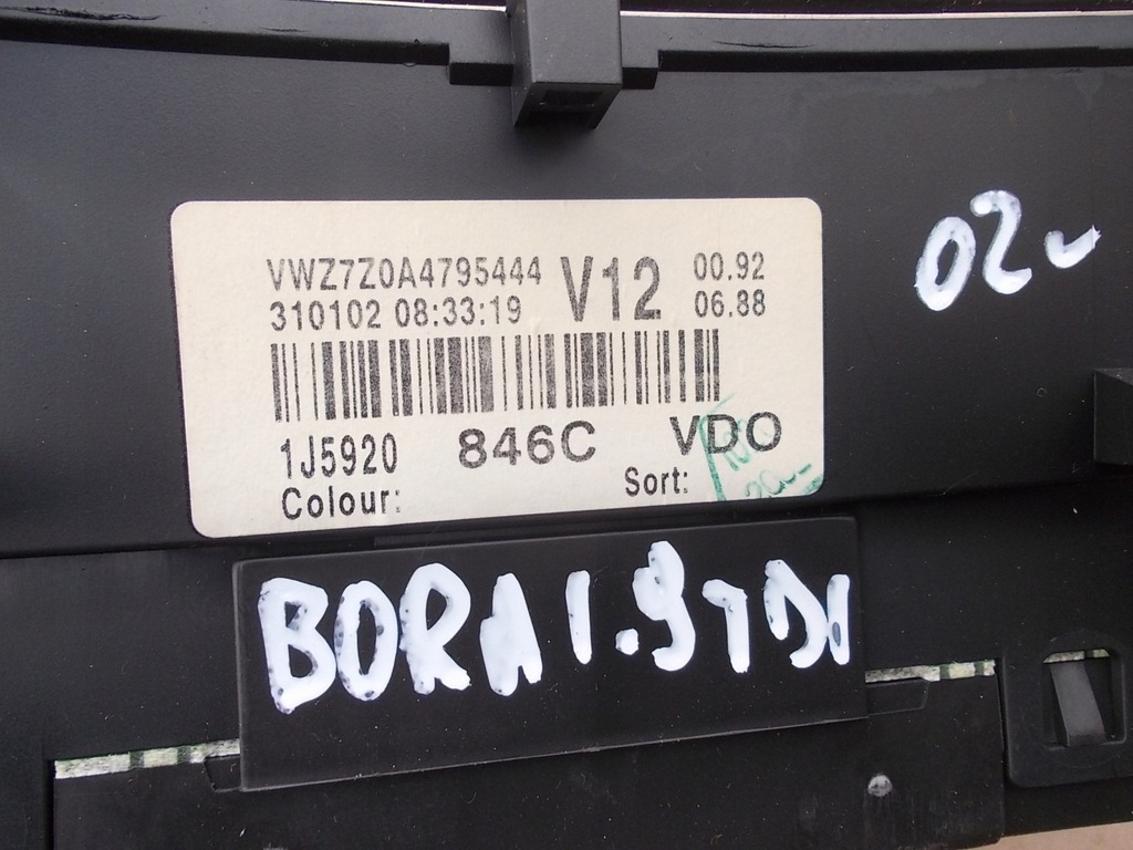 фото №10, Бортовой компьютер счетчик fis набор стартовый asz 1,9 tdi