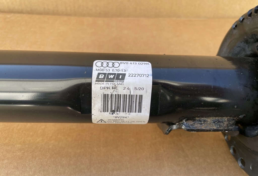 фото №6, Амортизатор перед audi a3 s3 rs3 12-19 r 8v0413029k оригинал ideał