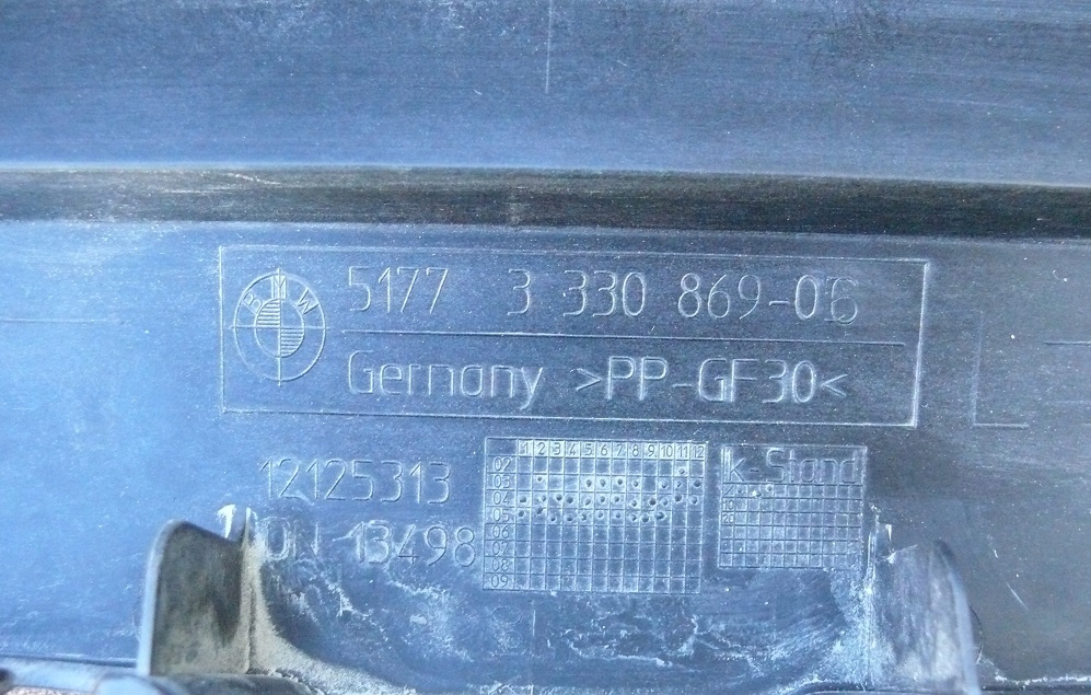 фото №14, Молдинг накладка порог порог крепление левая bmw x3 e83 04-07r.