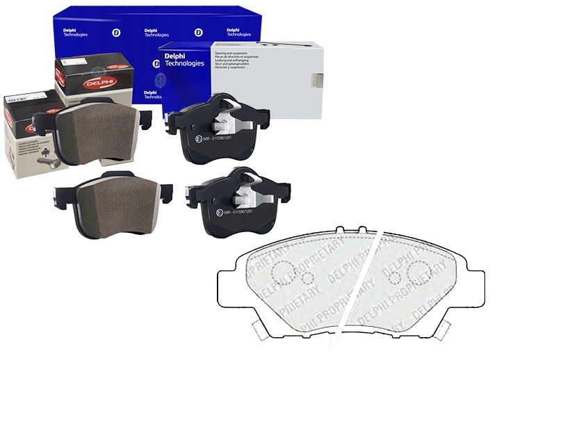 фото №1, Delphi тормозные колодки тормозные honda city civic viii cr-z