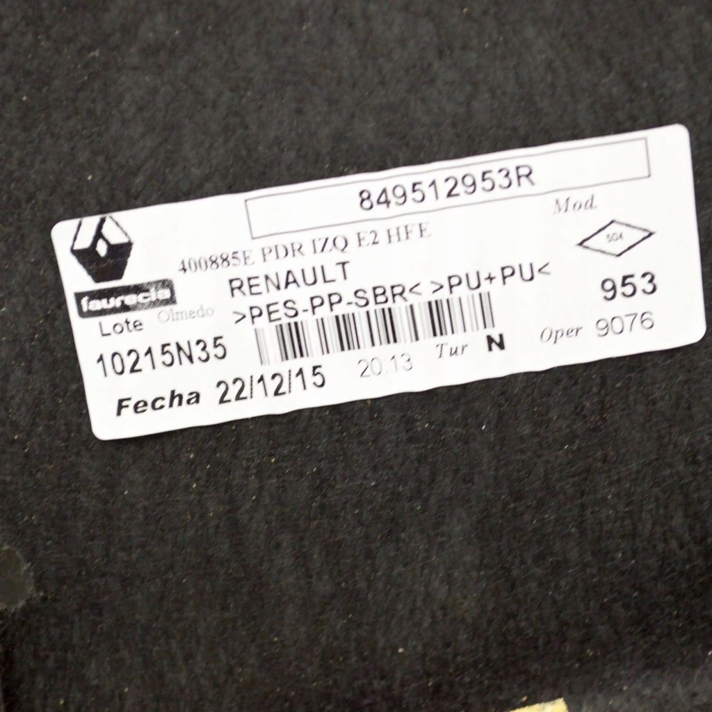 фото №6, Renault kadjar 2015 левая сторона другое элементы отделка багажника