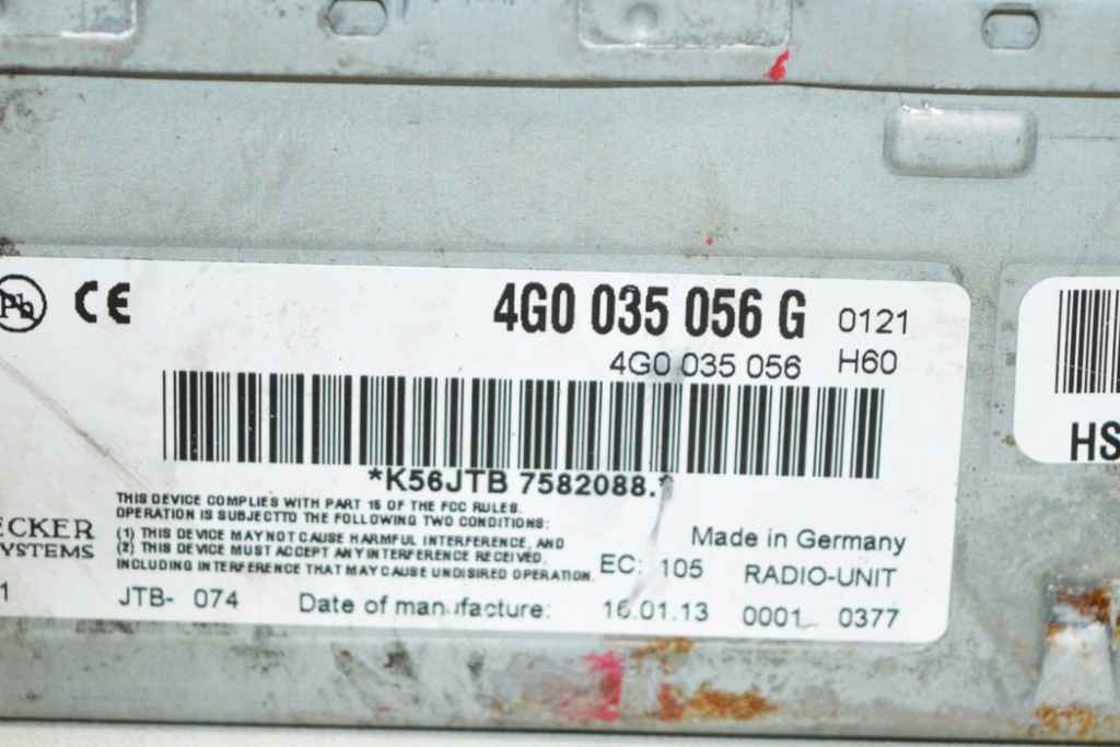 фото №9, Система навигации audi a5 sportback 8ta 8r0919604a 2.0l дизель 130kw 2013