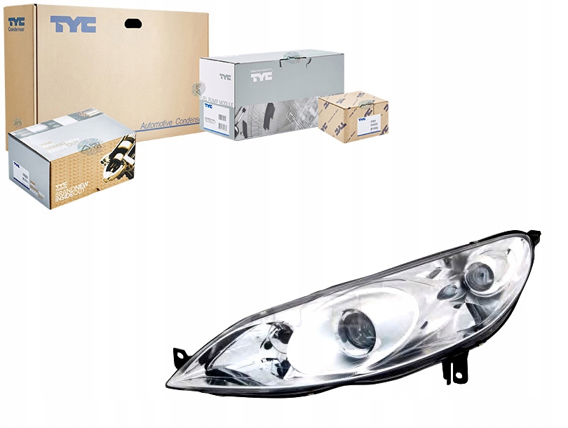 фото №1, Фара h1/h7 електричний з двигуном peugeot