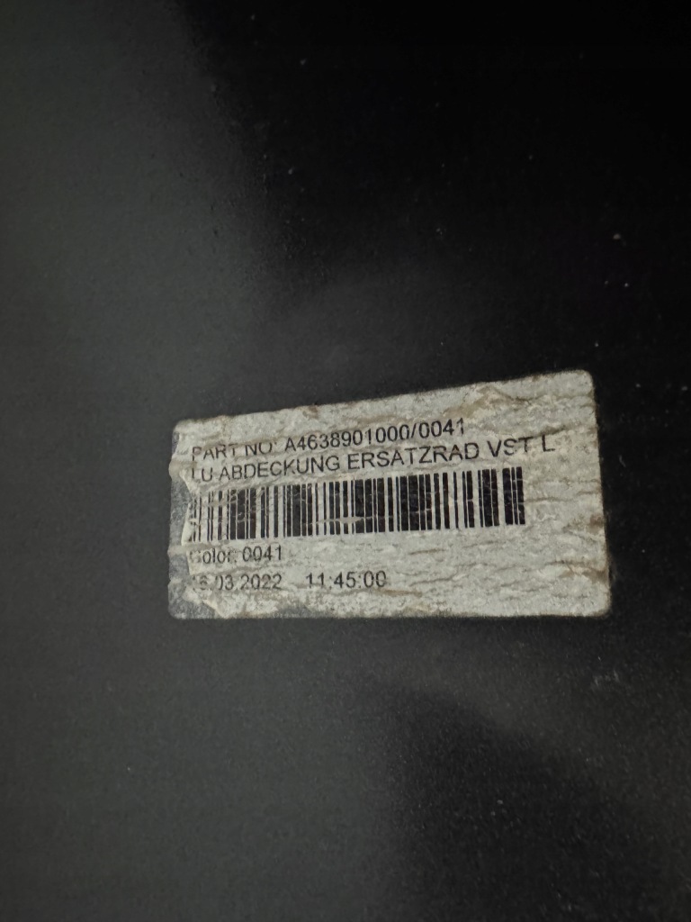 фото №4, Mercedes gklasa w463 защита колеса запасного