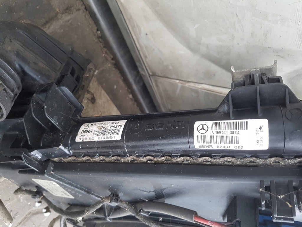 фото №9, Mercedes a w169 2.0 cdi pas передний радиатор