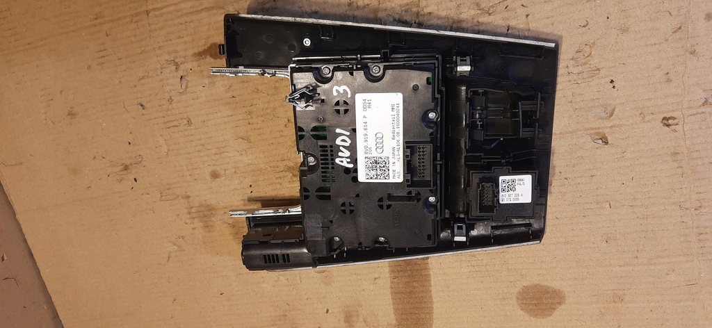 фото №6, Панель перемикач керування радіо mmi navi audi a3 8v 8v0919614p