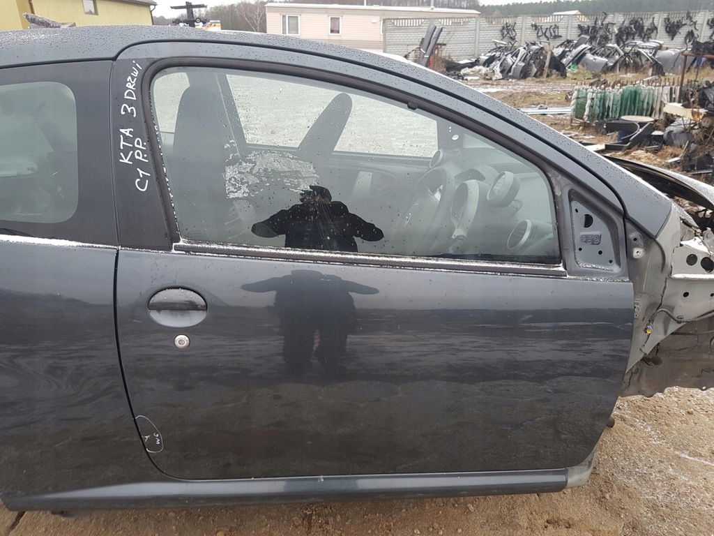 фото №1, Двері правий перед citroen c1 3d kta