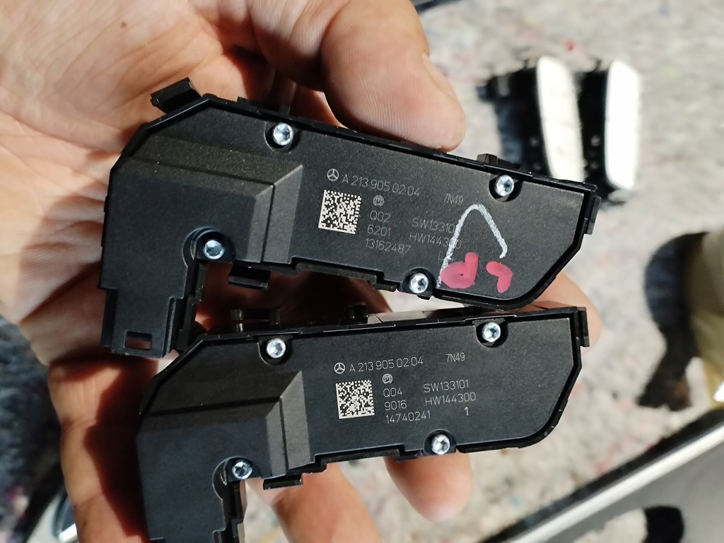 фото №6, Mercedes w213 панель перемикач сидіння вимикач