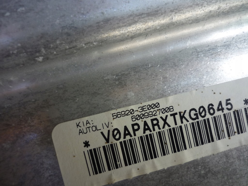 фото №7, Подушки безпеки + ремені + датчик + шторки безпеки kia sorento i набір