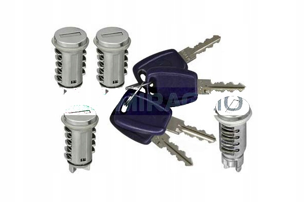 фото №1, Miraglio комплект замки задняя fiat doblo i 03.01-01.10