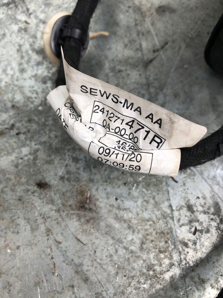 фото №2, Джгут двері правий перед renault zoe