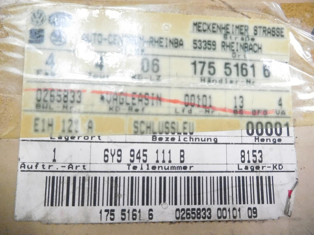 фото №7, Лампа ліва задня skoda fabia i оригінальний номер 6y9945111b