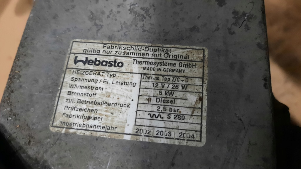 фото №4, Webasto chrysler voyager 2.5d