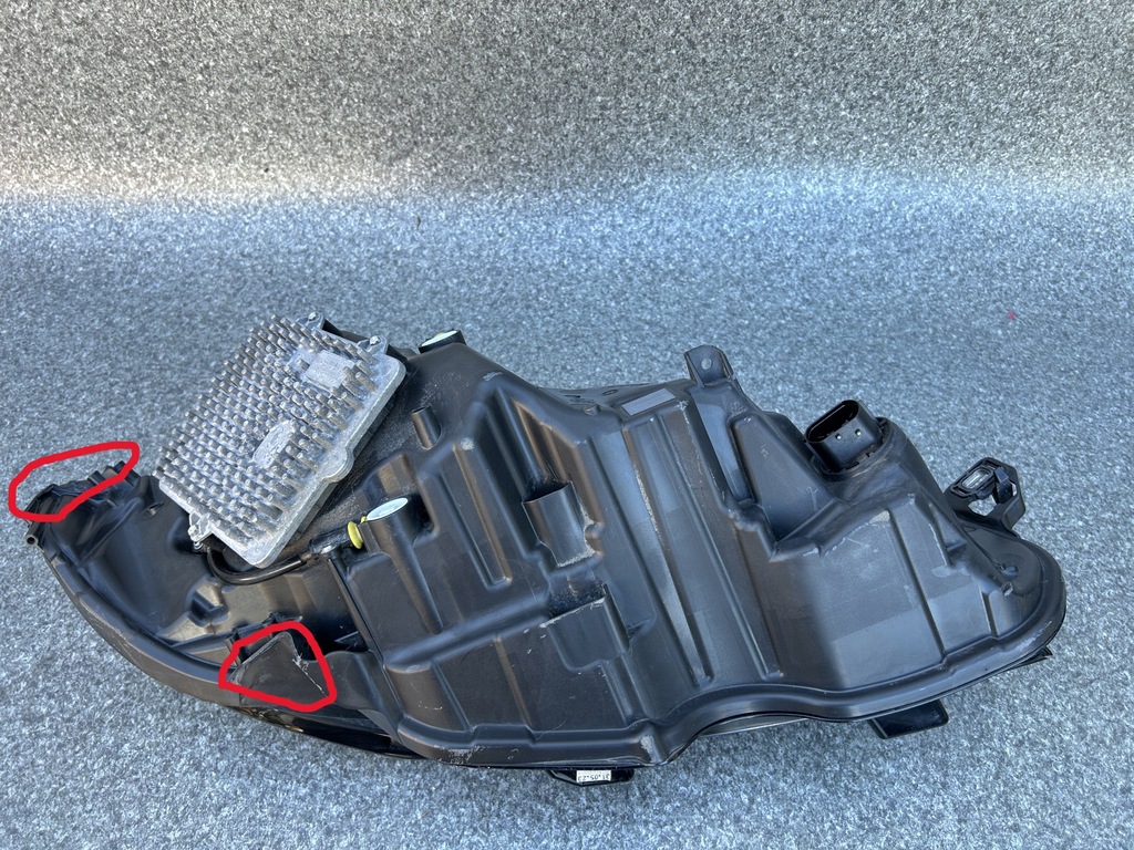 фото №9, Лампа левая перед передняя jaguar xf f-pace lift mid led mk83-13w030-ee pozn