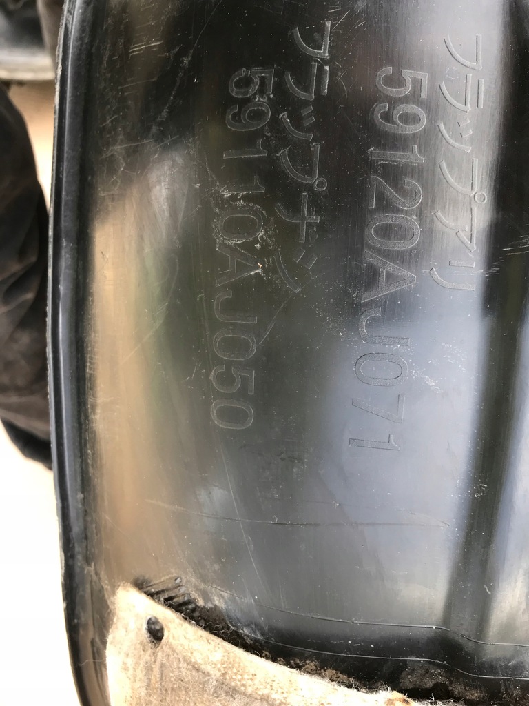 фото №10, Подкрылок левая lub правое перед передние subaru outback 2009-2014 59120aj07