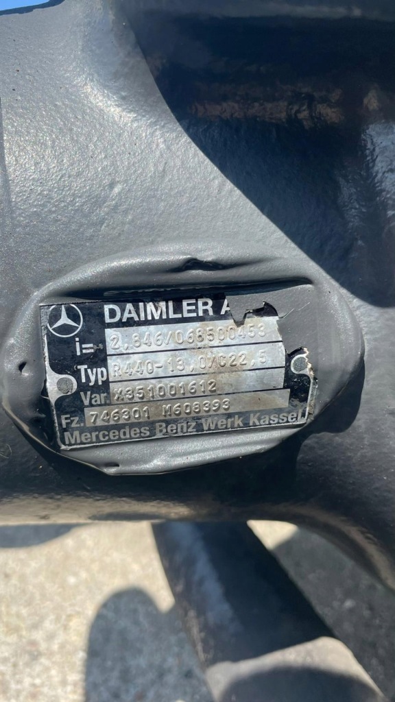 Мост задний дифференциал mercedes actros mp4 antos 2,846 r440-13 Недорого