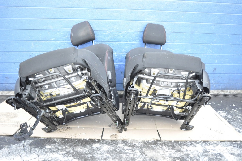 фото №9, Ford fiesta mk8 3d st-line сидіння заднє сидіння anglik + подушки безпеки w сидіння