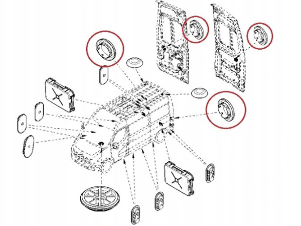 фото №5, Пластик дверь крыла задняя renault master ii iii