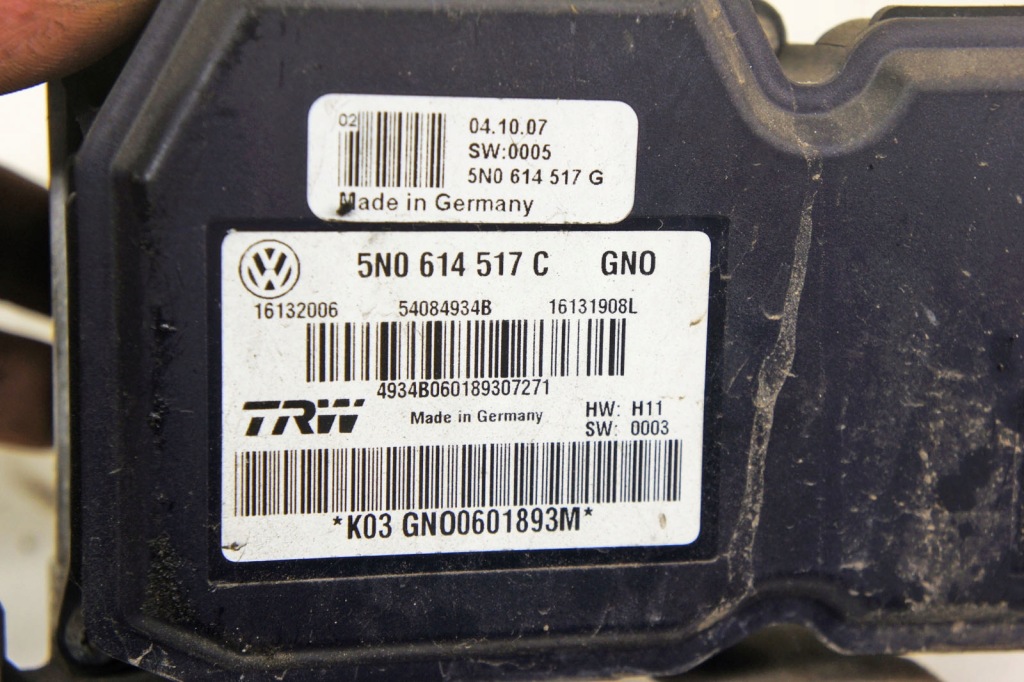 фото №5, My024 vw tiguan 5n 2.0d насос abs 5n0614517c