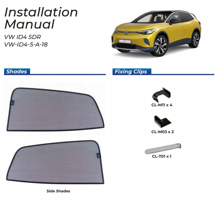фото №14, Шторки боковой vw id.4 2020- защита шторка солнцезащитные