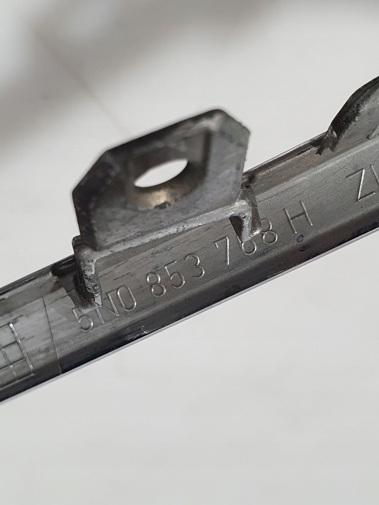 фото №11, Vw tiguan 5n накладки решітка решітка передній хром 5n0853767j 5n0853768h