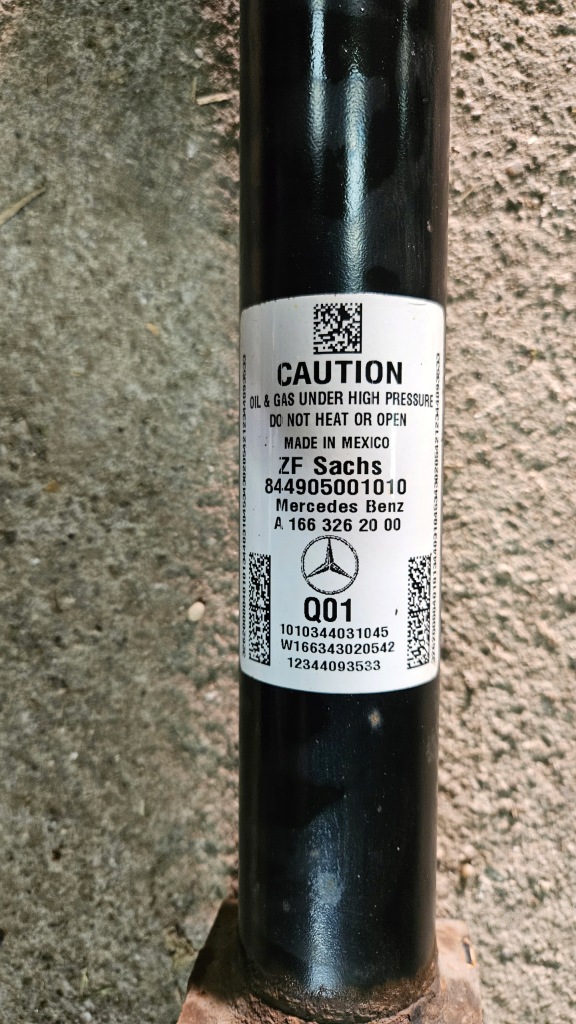 Mercedes ml gle w166 амортизатор задній a1663262000 Ціна