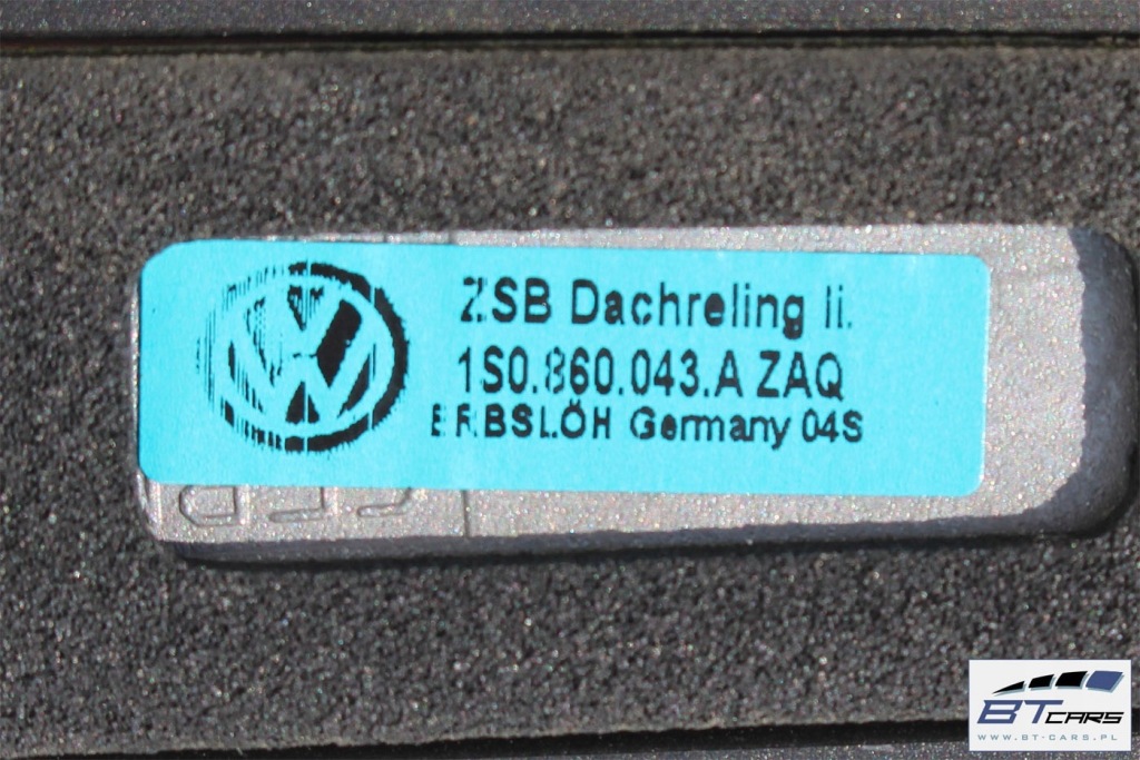 Vw up рейлинги кровельные 1s0860043a 1s0860044a 1s0 860 043 a 1s0 860 044 a rel с Разборки