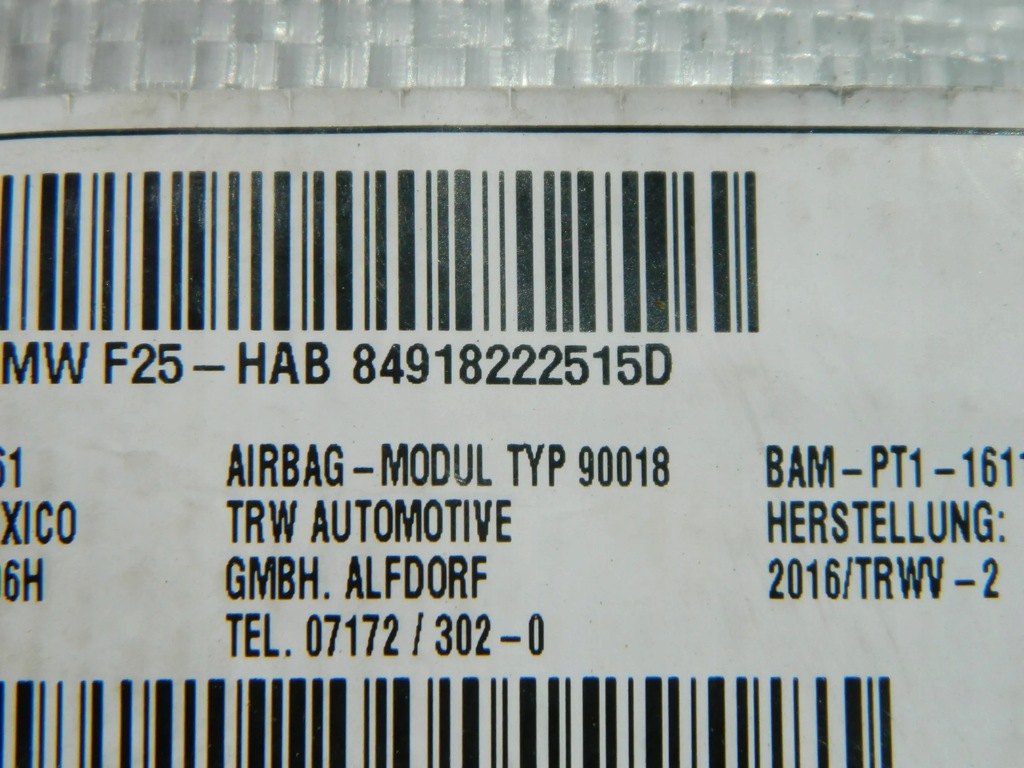 фото №8, Bmw x3 f25 шторка безопасности подушка безопасности левая 9182225