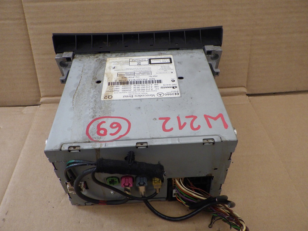 фото №6, Mercedes w212 lift радио cd оригинальные a2129008524