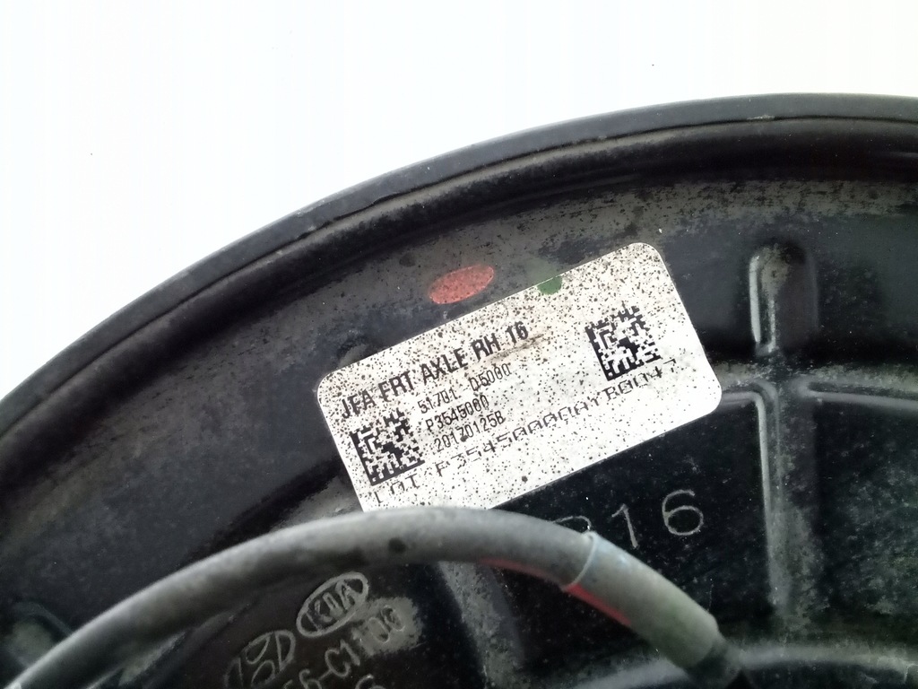 фото №6, Kia optima iv 4 1.6 t-gdi поворотный кулак ступица правая