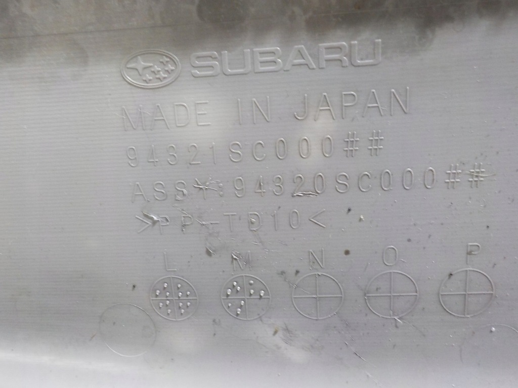 фото №4, Forester iii защита крышки багажника 94321sc000