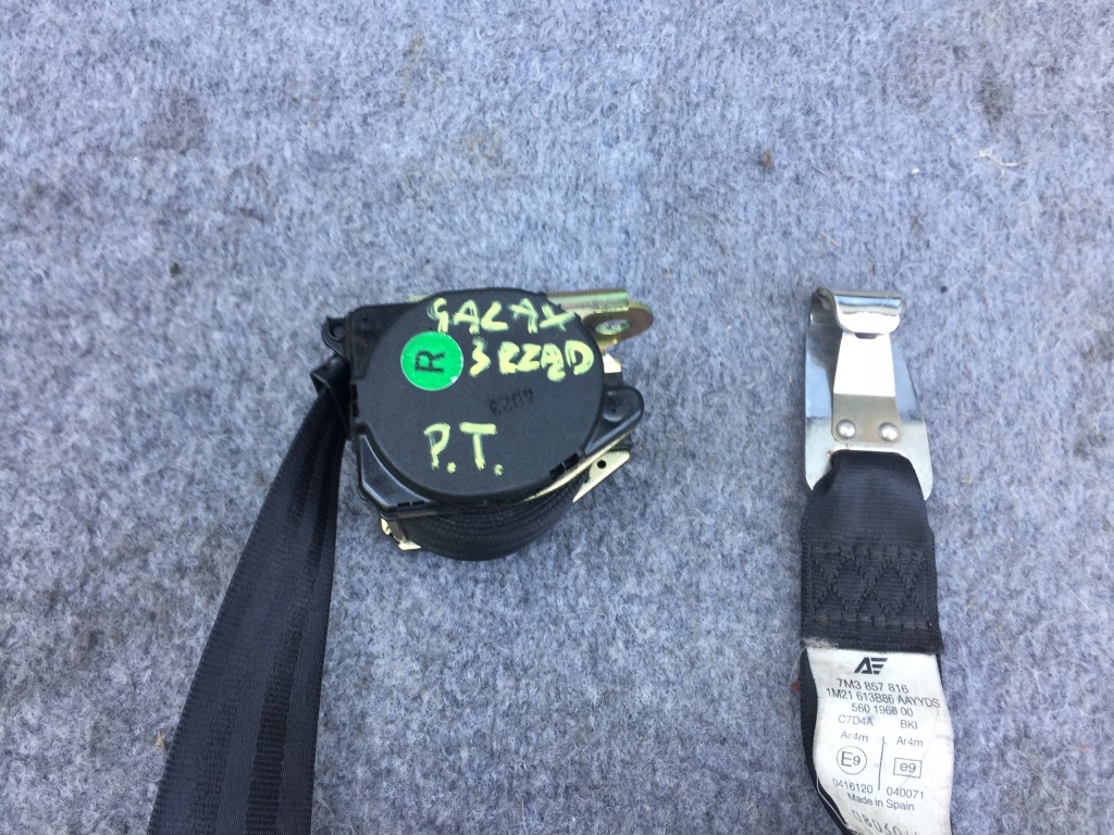 фото №3, Pas безпеки задня правий 3 ряд galaxy sharan