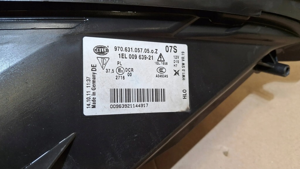 фото №8, Лампа перед передняя левая porsche panamera 970 ксенон 97063105705