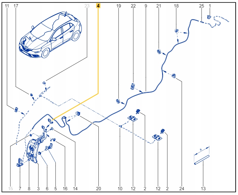 фото №1, Крышка бака распылителя renault megane iv