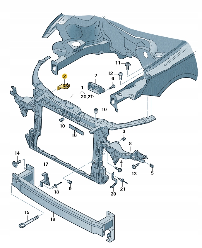 Купить Держатель трубы mocowany w панель передний audi a1 aso оригинал