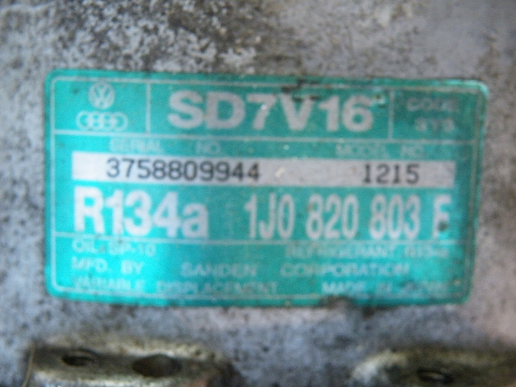 фото №9, Vw golf iv bora 1.9 tdi компресор кондиціонера